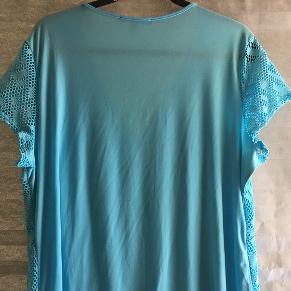 NY Collection Size XL Short Sleeve Top - Picture 4 of 5